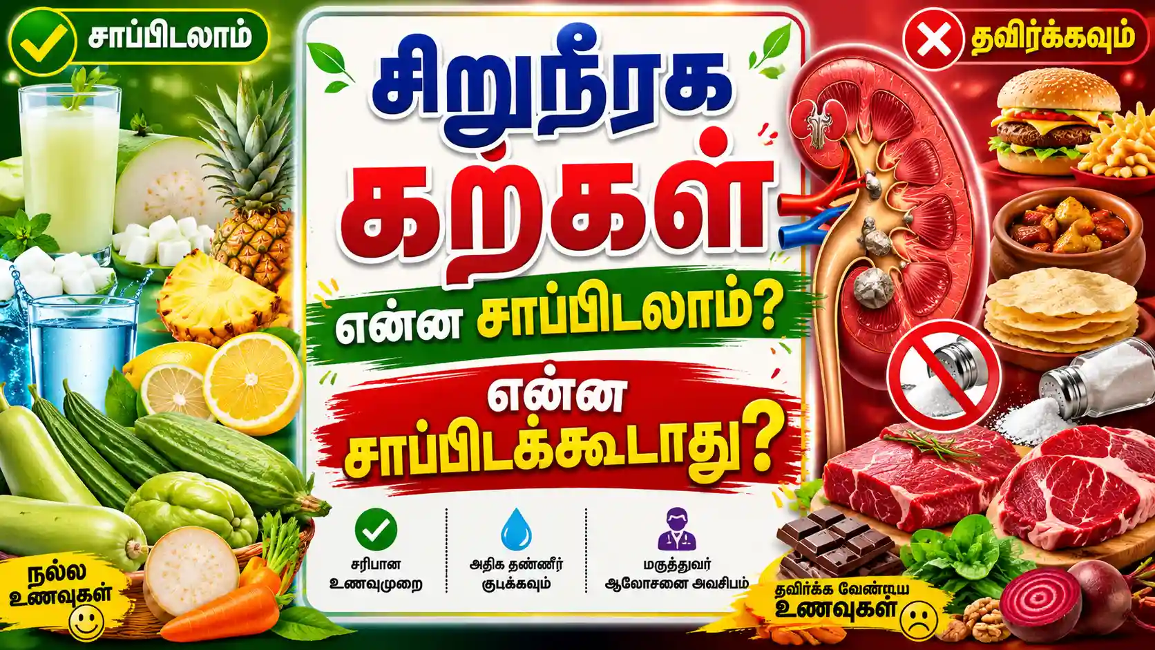 Kidney Stone Diet in Tamil